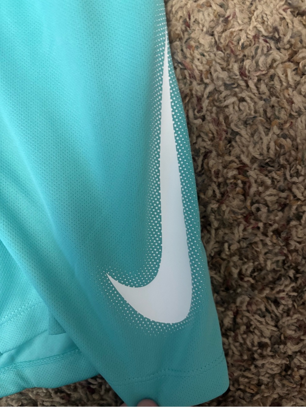 Kids' Nike Dri-FIT Light Blue & White Athletic Training Shorts – Size XL NWT - Picture 5 of 9